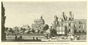 Altes Hotel der Grafen von Saint-Paul, Rue du Roi-de-Sicile, 1650 (nach I. Sylvestre)