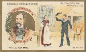 André Theuriet (1833-1907), französischer Dichter, Romanautor und Dramatiker, Autor von „Jean-Marie“, Drama (1872)