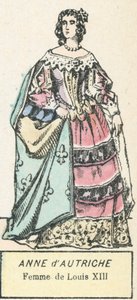Anne von Österreich, Frau von Ludwig XIII von French School