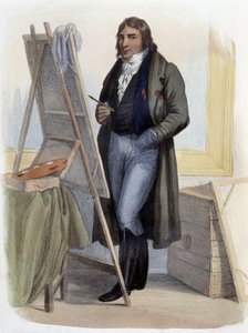 Antoine Jean Gros, neoklassizistischer Maler (1771-1835) - in „Le Plutarque français“, von Mennechet, Paris von French School