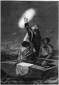 Erscheinung eines riesigen Pyrosoms, in „The Journal of Youth“ von French School
