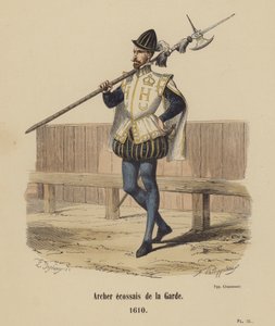 Schottischer Bogenschütze der Garde von French School