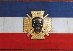 Armbinde der Croix-de-Feu, 1930er Jahre von French School