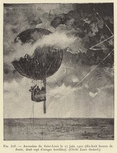 Aufstieg des Saint-Louis am 17. Juni 1900 (achtzehn Stunden Dauer, davon sieben in schrecklichen Stürmen) von French School