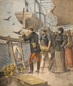 Auf See, Illustration aus Le Petit Journal: Supplement illustre, 10. April 1898