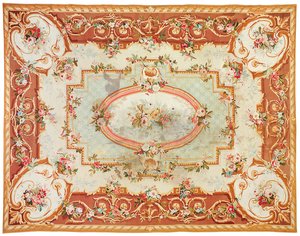 Aubusson-Teppich, letztes Viertel des 19. Jahrhunderts von French School
