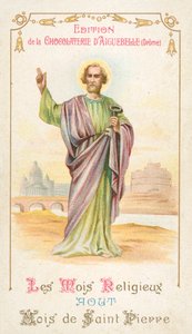 August, Monat des Heiligen Petrus von French School
