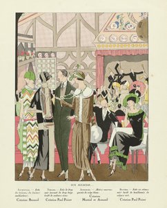 Aux Accacias, aus Art-Gout-beaute, veröffentlicht 1924 von French School
