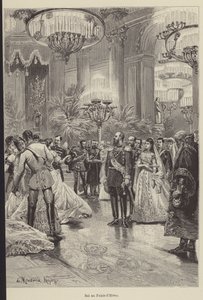 Ball im Winterpalast von French School
