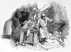 Balladen von Francois Villon "Pere noel, qui plantaste la vigne", Ausgabe Pelletan, 1896