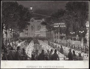 Bankett im Chateau Rouge von French School