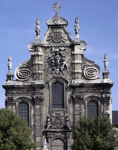 Barockarchitektur: Fassade der Jesuitenkirche (heutiges Museum für Sakrale Kunst) (1692). Cambrai, Nord (59)