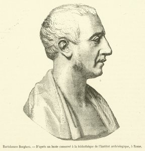 Bartolomeo Borghesi (Gravur) von French School