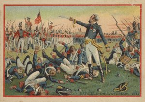 Schlacht von Waterloo im Jahr 1814 von French School