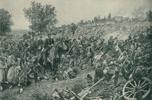 Schlacht bei Wörth, Deutsch-Französischer Krieg, 6. August 1870 von French School