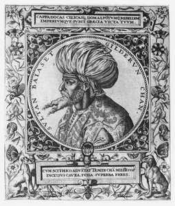 Bayezid I (Stich) von French School