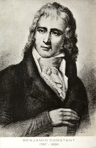 Benjamin Constant (1767-1830), schweizerisch-französischer Politiker und Autor von French School