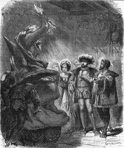Benvenuto Cellini (1500-1571), italienischer Künstler am Hof von Franz I. In „Histoire Populaire de la France“, ca. 1885. Gravur von French School