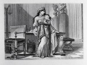 Berenice, Illustration für Berenice von Jean Racine (1639-99) von French School