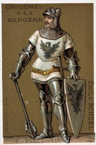 Bertrand du Guesclin (Duguesclin) (ca. 1320-1380). Konstabler von Frankreich von French School