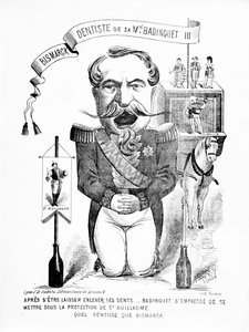 Bismarck, Zahnarzt seiner Majestät Badinguet III, 1871