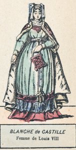 Blanche von Kastilien, Frau von Ludwig VIII. von French School