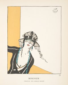 Bonjour!, aus einer Sammlung von Modeplatten von French School