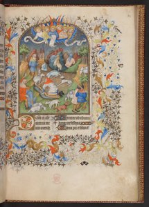 Stundenbuch, Add MS 32454 f.32r, Frankreich