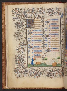 Stundenbuch, Add MS 32454 f.7v, Frankreich