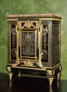 Boulle-Schrank, vergoldete Bronze-Beschläge, spätes 17. Jahrhundert mit späteren Änderungen von French School