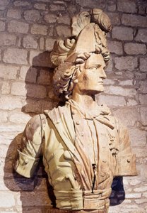 Bugfigur: Büste eines französischen Freibeuters. 17. Jahrhundert Saint Malo, Stadtmuseum von French School