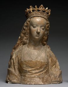 Büste genannt Anne de Bretagne, um 1500 von French School