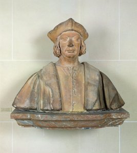 Büste des Kanzlers Antoine Duprat (1463-1535) (Terrakotta)