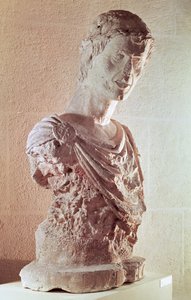 Büste von Kaiser Friedrich II. (1194-1250) (Kalkstein)