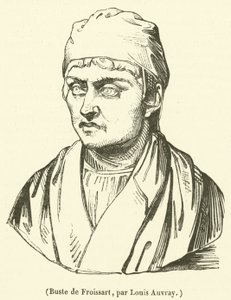 Büste von Froissart (Gravur) von French School