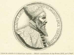 Münzkabinett der Kaiserlichen Bibliothek, Gedenkmedaille des Dogen Memmo von French School