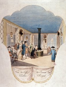 Cafe du Caveau du Palais Royal, Paris von French School