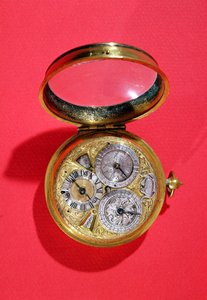 Kalenderuhr, ca. 1690