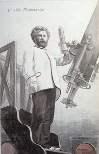 Camille Flammarion (1842-1925) aus La Revue Illustre, veröffentlicht im Januar 1891