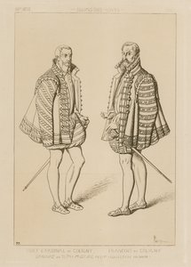 Kardinal Odet de Coligny (1517–1571) und François de Coligny (1557–1591) von French School