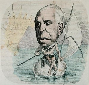 Karikatur von Auguste Nelaton 1869