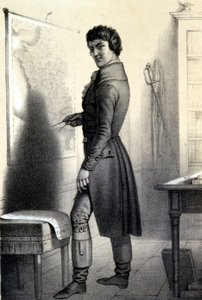Carnot oder der Große Carnot (1753 - 1823) - in „Galerie historique de la Revolution francaise“ von Albert Maurin von French School