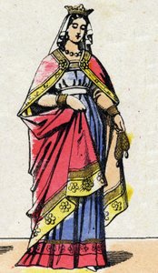 Karolingische Dynastie: Porträt von Adelaide d