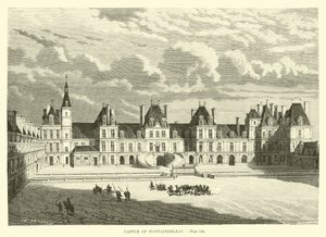 Schloss Fontainebleau von French School