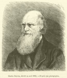 Charles Darwin, decede en avril 1882