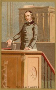 Charles Forbes René de Montalembert, französischer Historiker
