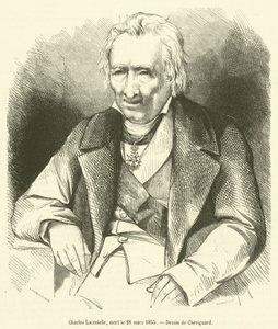Charles Lacretelle, gestorben am 28. März 1855 (Gravur) von French School