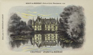 Schloss Azay-le-Rideau, Azay-le-Rideau, Indre-et-Loire von French School