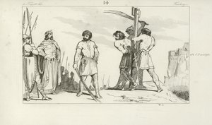 Childerich II., König der Franken von French School