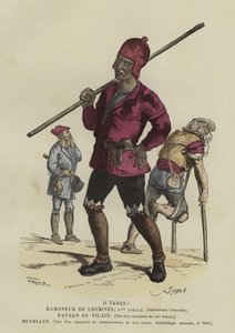 Schornsteinfeger, Bauer und Bettler, 15. Jahrhundert